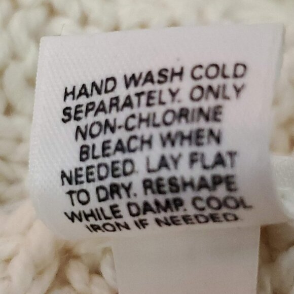 💎449 Express Cable Knit Cowl Neck Tunic Sweater Dress - Picture 5 of 5